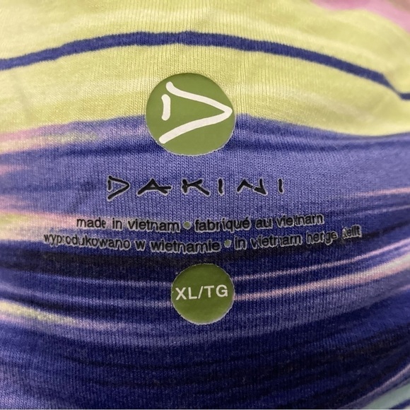 Dakini Women's XL Conv. Halter Dress/Skirt - Pur/Blu/Grn/Pnk - Picture 6 of 7